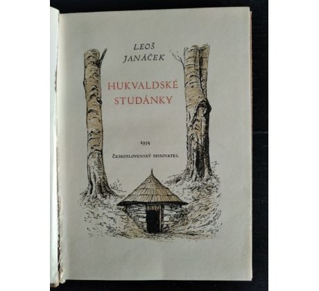 JANÁČEK, L. Hukvaldské studánky / PODPIS