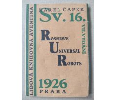 Karel Čapek. RUR - Rossum's Universal Robots