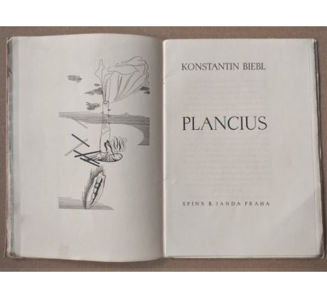 Konstantin Biebl. Plancius / Jindřich Štyrský