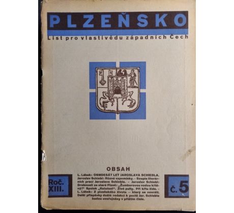 PLZEŇSKO / ROČNÍK XIII. / 1931  / 5.