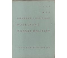 Humbert Clerissac. Poselkyně božské politiky