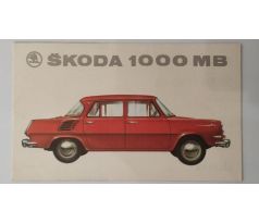 Škoda 1000 MB katalog